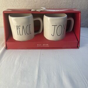Rea Dunn Peace Joy Mug Set New